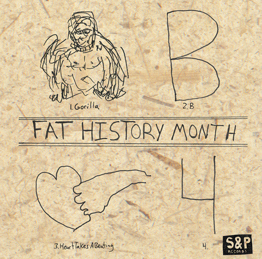 Fat History Month : A Gorilla (7", EP, Yel)