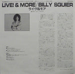 Billy Squier : Live! & More (12", EP)