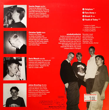 Mindsofconfusion : Untitled (7", Blu)