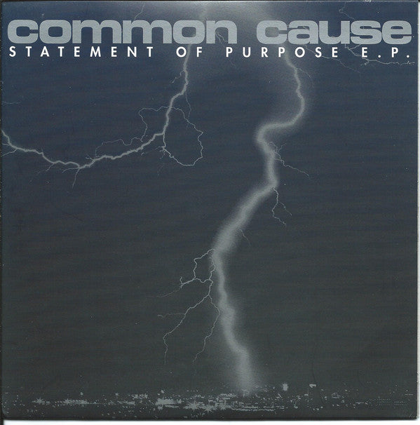 Common Cause (2) : Statement Of Purpose E.P. (7", EP, Blu)