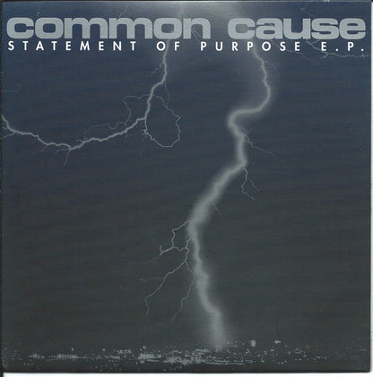 Common Cause (2) : Statement Of Purpose E.P. (7", EP, Blu)
