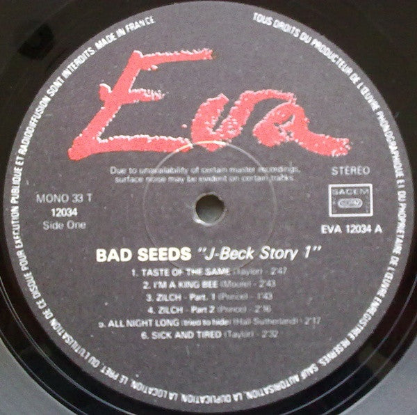 Bad Seeds* : J-Beck Story 1 (LP, Comp, Mono)