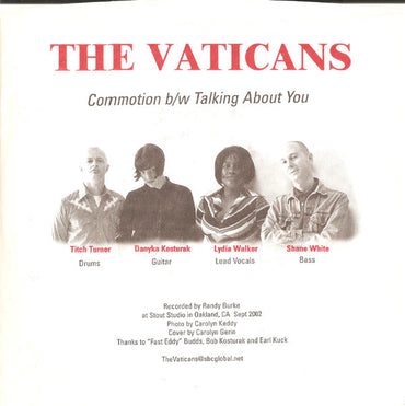 The Vaticans : Commotion (7", Single)