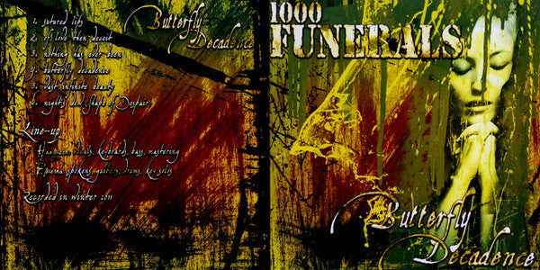 1000 Funerals : Butterfly Decadence (CD, Album, Ltd)