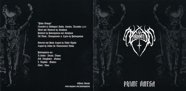 Patronymicon : Prime Omega (CD, Album)