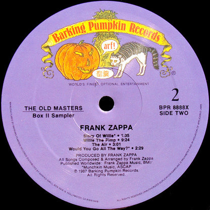 Frank Zappa : The Old Masters Box Two Sampler (LP, Comp, Smplr)