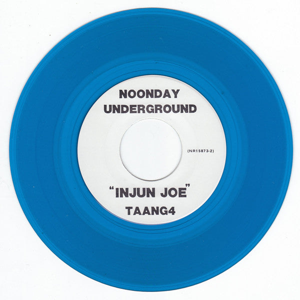 Last Stand / Noonday Underground (2) : Scum Guns / Injun Joe (7", Single, Blu)