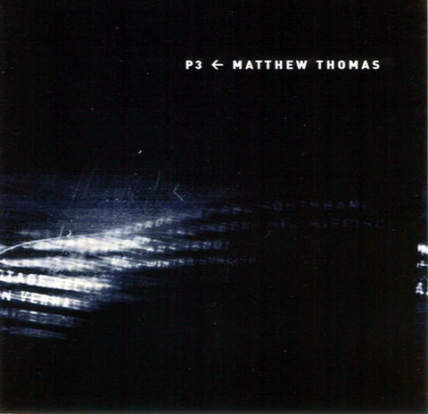 Matthew Thomas : P3 (CD, Mini, Ltd)