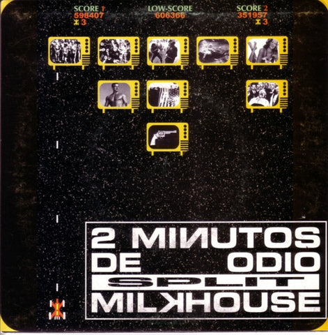 2 Minutos De Odio / Milkhouse : Split (7", EP)