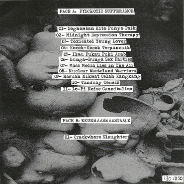Psychotic Sufferance / Ekunhaashaastaack : Psychotic Sufferance / Ekunhaashaastaack (7", Ltd, Red)