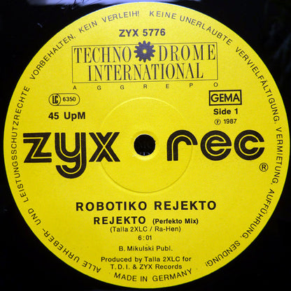Robotiko Rejekto : Rejekto! (12", Dif)