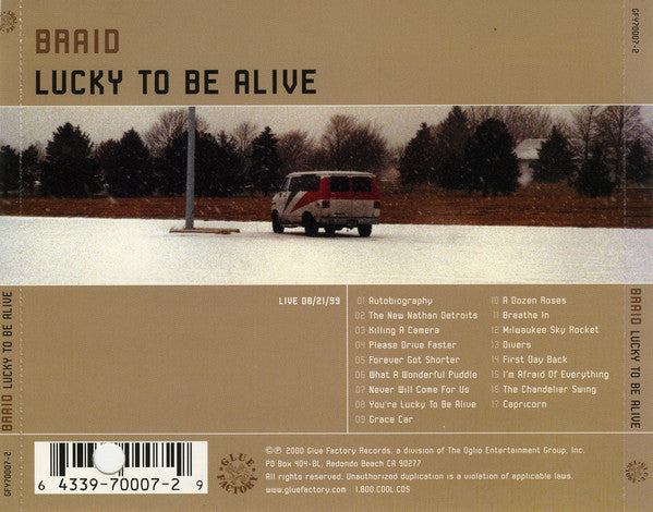 Braid : Lucky To Be Alive (CD, Album)