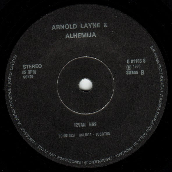 Arnold Layne & Alhemija : Kiša Dolazi / Izvan Nas (7", Single)