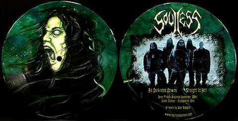 Soulless : As Darkness Dawns (7", EP, Pic)