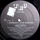 Jean Wells : I Just Can't Stop Dancing (12")