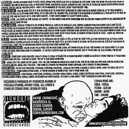 Misanthropic Noise / Csihás Benö : Regurgitated Mincer/ Proslost (7")