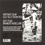 Anti-Flag + Hostage Calm : Anti-Flag + Hostage Calm (7", S/Sided, Etch, Red)
