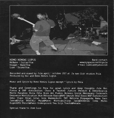 Homo Homini Lupus : ...What A Fucking Waste Of Life... (CD, Album)