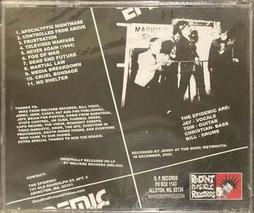 The Epidemic (6) : The Epidemic (CD, Album)