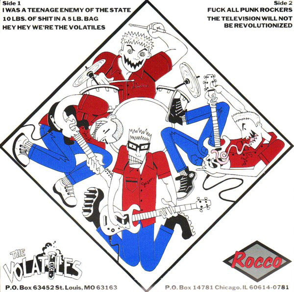 The Volatiles : Fuck All Punk Rockers (7")