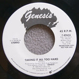 Genesis : Taking It All Too Hard (7", Promo, SP )
