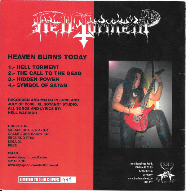 Hell Torment : Heaven Burns Today (7")