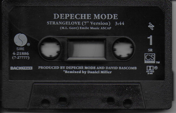 Depeche Mode : Strangelove / Behind The Wheel (Cass, Single, Ora)