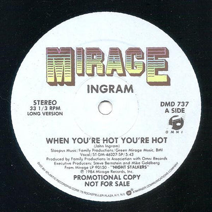 Ingram : When You're Hot You're Hot (12", Maxi, Promo)