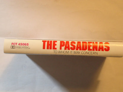 The Pasadenas : To Whom It May Concern (Cass, Album, Dol)