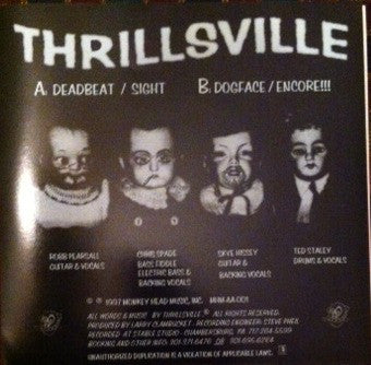 Thrillsville : Deadbeat / Sight / Dogface / Encore!!! 7" (7", Gre)