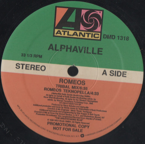 Alphaville : Romeos (12", Single, Promo)
