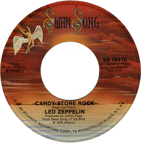 Led Zeppelin : Candy Store Rock (7", Single, PL)