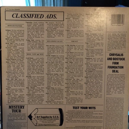 Jethro Tull : Thick As A Brick (LP, Album, RE, Gat)