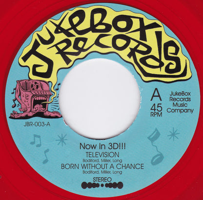 Now In 3D : Television (7", Red)