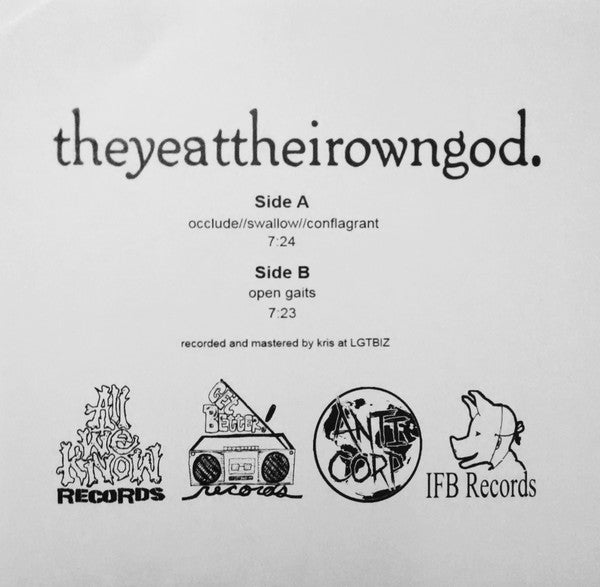TETOG* : theyeattheirowngod. (7", Num, Lav)