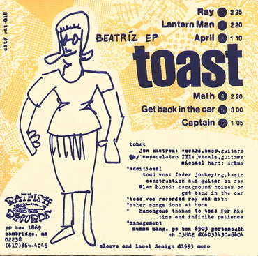 Toast (12) : Beatríz (7", EP, Red)