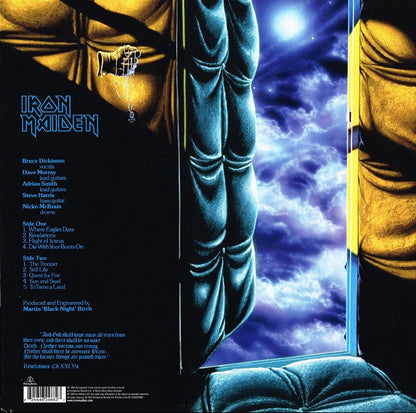 Iron Maiden : Piece Of Mind (LP, Album, RE, RM, 180)