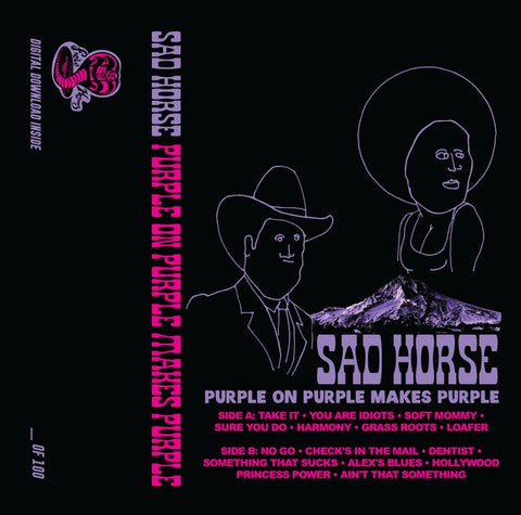 Sad Horse : Purple On Purple Makes Purple (Cass, Album, Ltd)