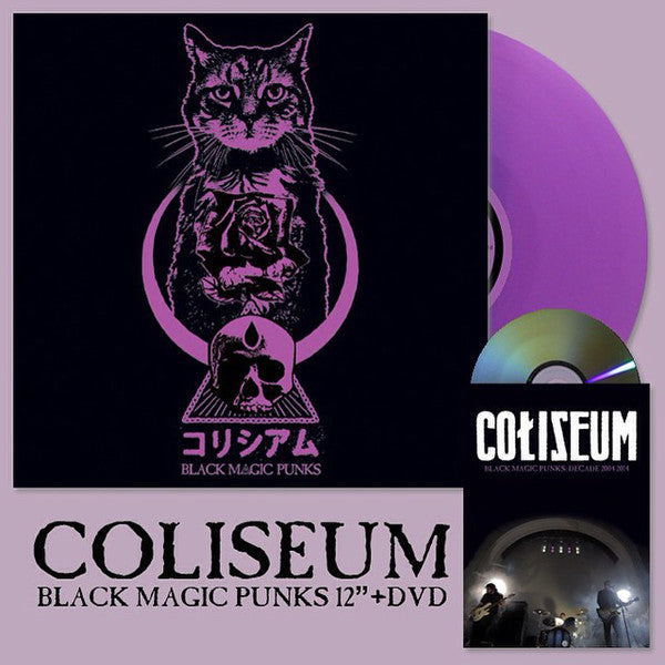 Coliseum (2) : Black Magic Punks (12", EP, Pur + DVD-V, NTSC + Ltd)