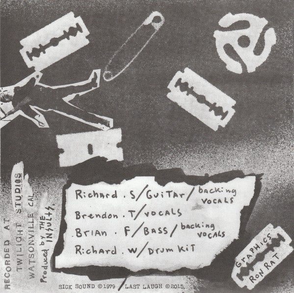 The Insults (2) : Stiff Love EP (7", RE)