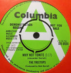 The Treetops : Why Not Tonite (7", Single, Promo)