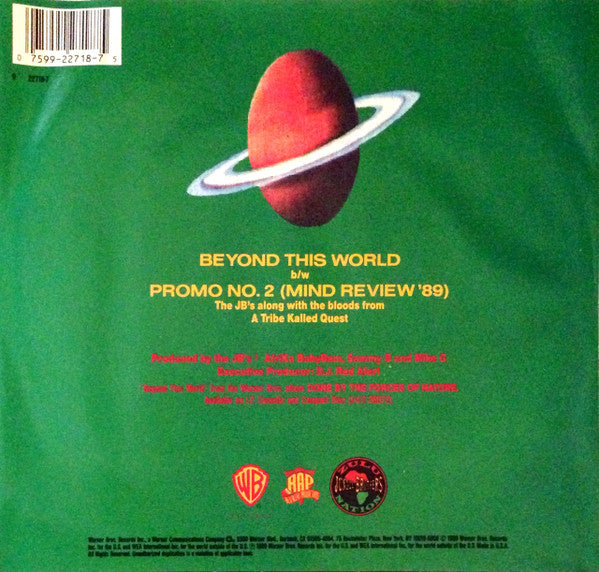 Jungle Brothers : Beyond This World (7", Single, Promo)