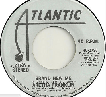 Aretha Franklin : Brand New Me (7", Mono, Promo)