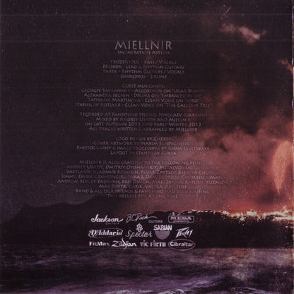 Miellnir : Incineration Astern (CD, Album)