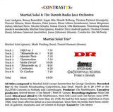 Martial Solal & The Danish Radio Jazz Orchestra : Contrastes (CD, Album)