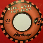 Reverend Horton Heat : It's A Rave-Up / Beer, Write This Song (7", RSD, Single, Ltd, Red)