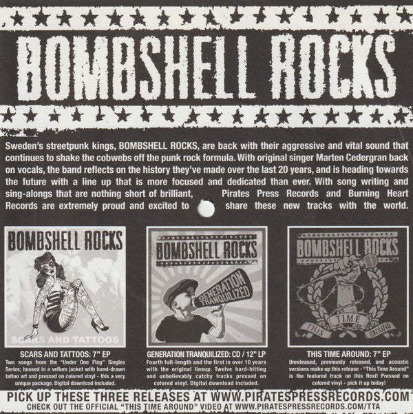 Bombshell Rocks : This Time Around (Flexi, 7", Shape, S/Sided, Card, Promo)