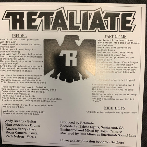 Retaliate : Infidel (7")