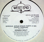 Ednah Holt : Serious, Sirius Space Party (12", Single, Promo)