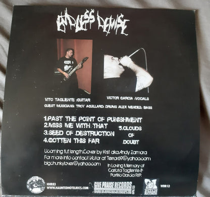 Soil Of Ignorance, Endless Demise : Reality Enforcement / Past The Point Of Punishment (7")